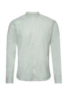 Yarn Dyed Oxford Superflex Shirt L/ Green Lindbergh