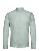 Yarn Dyed Oxford Superflex Shirt L/ Green Lindbergh