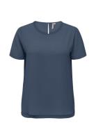 Carvica Life Ss Top Wvn Noos Blue ONLY Carmakoma