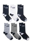 Levi's® Core Crew Length Socks 6-Pack Patterned Levi's