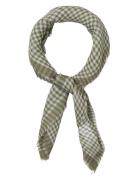 Gingham Wica Scarf Green Becksöndergaard