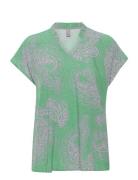 Cupolly Ss Blouse Green Culture