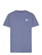 Regular Fit Badge T-Shirt - Gots/Ve Blue Knowledge Cotton Apparel
