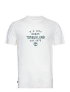 Refibra Front Graphic Short Sleeve Tee Vintage White White Timberland