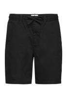 Aklt Jan Cotton Ela Shorts Black Anerkjendt