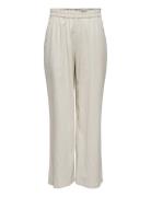 Onltokyo Hw Linen Blend Pant Pnt Noos Cream ONLY