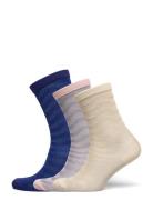 Dopamina Glitter Sock 3 Pack Blue Becksöndergaard