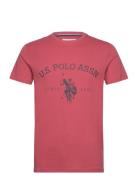 Uspa T-Shirt Archibald Men Red U.S. Polo Assn.