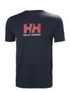 Hh Logo T-Shirt Blue Helly Hansen