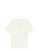 T-Shirts Short Sleeve Cream Marc O'Polo