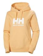 W Hh Logo Hoodie 2.0 Orange Helly Hansen