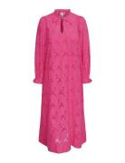 Yassunsi Ls Long Dress S. Pink YAS