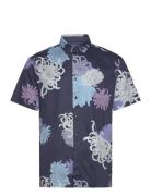 Hawaiian Box Fit Shirt Blue Superdry