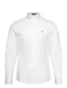 D1. Slim Oxford Stretch Shirt White GANT