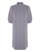 Ellemw Puff Dress Grey My Essential Wardrobe