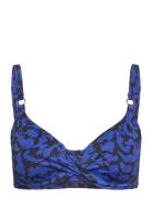 Hope Bay Uw Full Cup Bikini Top Navy Fantasie