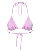 Strappy Triangle Bikini Top Pink Understatement Underwear
