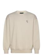 Over D Crewneck Beige Roots By Han Kjøbenhavn