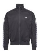 Contrast Tape Trk Jkt Navy Fred Perry
