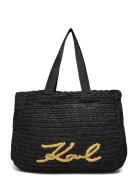 K/Signature Beach Tote Raf Black Karl Lagerfeld