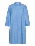 Petronia 3/4 Shirt Dress Stp Blue MSCH Copenhagen