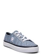 Vulc Canvas Sneaker Shirting Blue Tommy Hilfiger