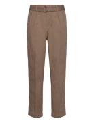 Belted Pleat Chinos Brown GANT