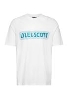Vibrations Print T-Shirt White Lyle & Scott