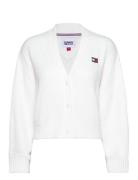 Tjw Essential Badge Cardigan White Tommy Jeans