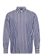 Dc Oxford Stripe Rf Shirt Navy Tommy Hilfiger
