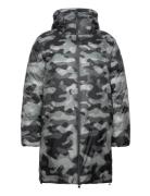 Kevo Long Puffer Jacket W4T4 Grey Rains