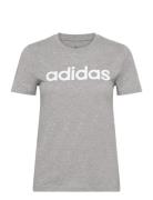 Essentials Slim Logo T-Shirt Grey Adidas Sportswear