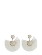 Pcalama M Earrings Sww White Pieces