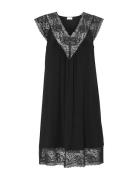 Nightdress No Sleeve Black Damella Of Sweden