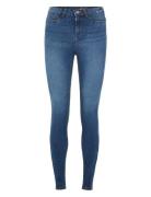 Nmcallie Hw Skinny Blue Jeans Fwd Noos Blue NOISY MAY