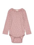 Body L/S Modal Dot Pink Petit Piao