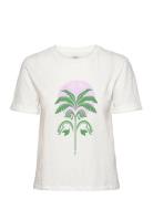 Velu Tee-Shirt Pyjama Top Cream Etam