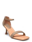 Leah Ankle Strap Beige Shoe The Bear