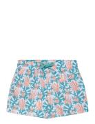 Printed Swimming Trunks Blue Mango