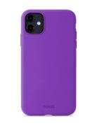 Silic Case Iph 11/Xr Purple Holdit