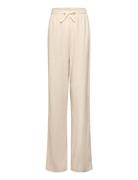 Allan Linen Pants Beige Grunt