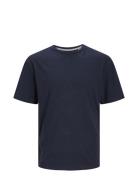 Jprcc Soft Linen Blend Ss Tee Blue Jack & J S