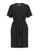 Slfessential Ss Short Tee Dress Black Selected Femme