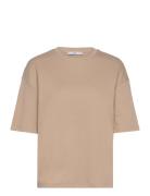 Over Cotton T-Shirt Beige Mango