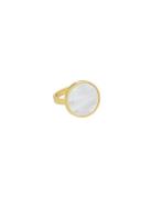 Pearl Lollipop Ring 17Mm Gold Design Letters