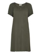 Amber Ss Tunic Khaki Kaffe