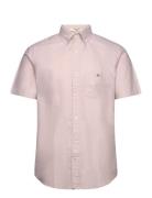 Reg Oxford Ss Shirt Pink GANT
