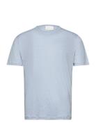 Linen Ss T-Shirt Blue GANT