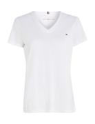 Heritage V-Neck Tee White Tommy Hilfiger