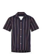 Lawson Stripe Ss Shirt Navy Les Deux